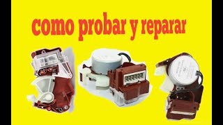 Como probar y reparar actuador de lavadora whirlpool [upl. by Meadows]