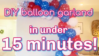 Ridiculously fast amp easy Balloon Arch Tutorial [upl. by Felton]