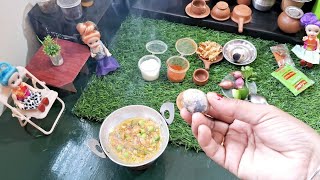 Miniature Egg Masala WaiWai Noodles Recipe  Tiny Cooking With Quail Egg And Veggies  Street Food [upl. by Pinter]