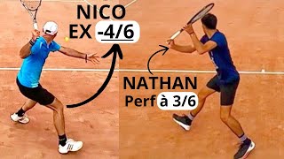 Demifinale à 46 entre Nico ex4 et Nathan 2 revers à une main [upl. by Anitniuq]