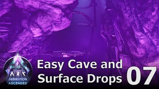 Aberration Walkthrough E07  The Easy Cave and Surface  Ark Survival Ascended [upl. by Dnalor906]