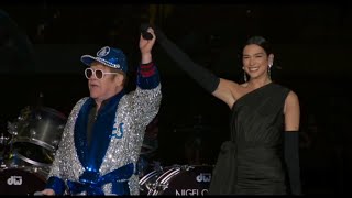 Dua Lipa amp Elton John  Cold Heart Live Performance Farewell from Dodgers Stadium 2022 HD [upl. by Larrabee]