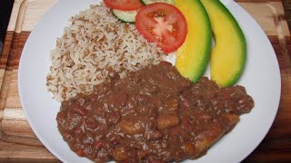 Stew Peas amp Lentils W Rice amp Bulgur Wheat Jamaican Style Meatless Stew Peas [upl. by Tnomed]