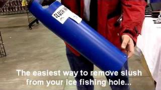 Ice Fishing Slush Removal Equipment and Gear  beats the inhaler hands down [upl. by Rich]