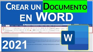 CREAR DOCUMENTO NUEVO WORD [upl. by Efthim]