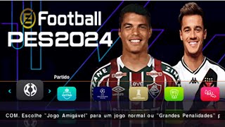 PES 2024 PPSSPP BRASILEIRÃO E EUROPEU ATUALIZADO SEM SAVE DATA NOVA ISO EM EDIÇÃO [upl. by Ulrica]