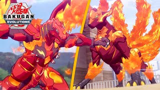 Dragonoid’s FIRST Battles in Bakugan Evolutions Geogan Rising Battle Planet amp Armored Alliance 🔥 [upl. by Aiderfla]