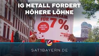 Bayern Tarifverhandlungen in der Metall und Elektroindustrie [upl. by Matazzoni603]