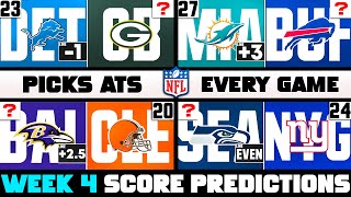 NFL Week 4 Picks amp Predictions 2023 [upl. by Virginia]