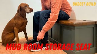 Build a Mud Room Storage Seat [upl. by Eigger]