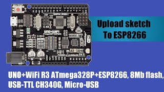 How to Setup Arduino UNO WiFi R3 ATmega328P ESP8266 [upl. by Norrag]