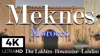 Medina  Part 2  Meknes Morocco Walking Tour 4K [upl. by Jacintha]