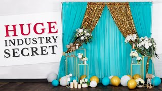 The BEST Full Fabric DIY Backdrop Tutorial [upl. by Tareyn28]