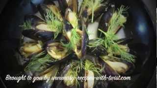 Mediterranean Recipes  Mussels Recipe  By Victoria Paikin [upl. by Tamer503]