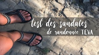 Faire compostelle en sandales TEVA Hurricane [upl. by Cos]