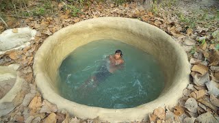 Building The Most Beautiful Tunnel Circles Pool [upl. by Adigun]