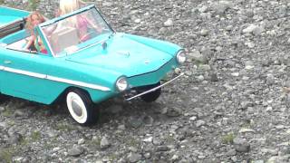 Radio controlled Amphicar goes swimming 2 [upl. by Navak126]