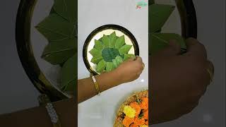 Plate decoration for weddings diyshortsflowerrangoli youtubeshortsviralvideolakshmikilarivlogs [upl. by Inaja460]