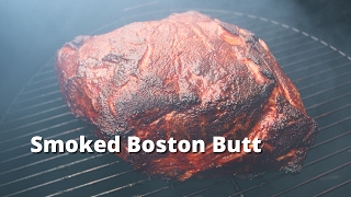 Boston Butt Recipe  Smoked Pork Butt on the UDS Smoker [upl. by Sewellyn]