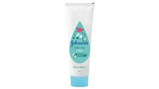 Johnsons Baby MilkRice Cream  Review  Bestest Cream [upl. by Carlton281]