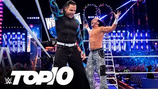 The Hardy Boyz’s greatest moments WWE Top 10 June 3 2021 [upl. by Nahum217]