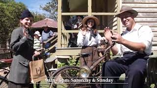 Pioneer Weekend at the Historic Village Herberton [upl. by Notrom]