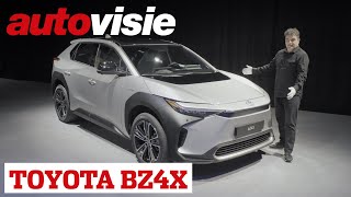 Alles wat je moet weten over de elektrische Toyota bZ4X  Autovisie  4K [upl. by Rukna]