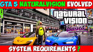 Gta 5 NaturalVision Evolved System Requirements😍  SHAHID BAD GAMER [upl. by Ayidan885]