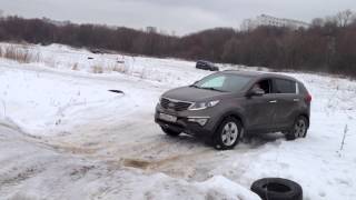 KIA Sportage 2wd недоприводные приключения [upl. by Strepphon584]