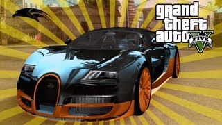 GTA V  Bugatti Veyron Secret Location  How To Get Bugatti Veyron GTA 5 Tutorial [upl. by Itin]