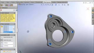 Zjištění objemu dutiny dané součásti v SOLIDWORKS [upl. by Dnaloy]