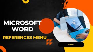 MICROSOFT WORD  REFERENCES MENU [upl. by Fontes469]