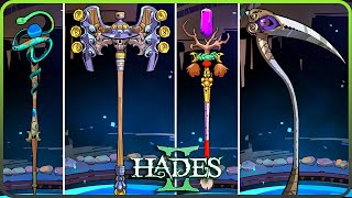 Hades 2  All Weapons Aspects Showcase [upl. by Lucilla]