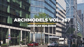 Create Entire City District in minutes with Archmodels vol 267 [upl. by Chenee]