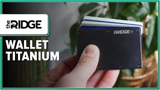 The Ridge Wallet Titanium Review 2 Weeks of Use [upl. by Allcot]