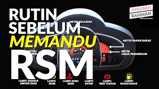 Rutin Sebelum Memandu RSM  INFOGRAFIK [upl. by Jerri]