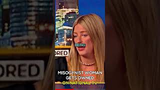 Misogynist Woman gets OWNED on National TV 💯🤯 [upl. by Nine82]