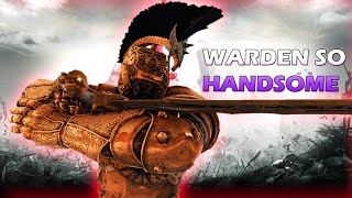 For Honor The Warden Carry IS REAL Warden SO HANDSOME [upl. by Linneman]