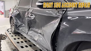 Incredible Repair Techniques Witness Nissan Cars RightSide Collision Transformation [upl. by Lightfoot]