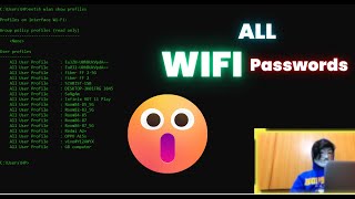 Find all WIFI password with 1 command  windows 781011  get WIFI password [upl. by Sokcin94]