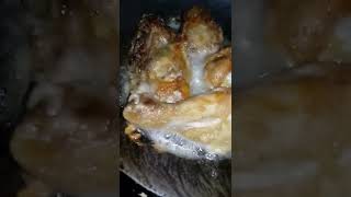 Cooking fried chicken 😋 asmr cooking love yummy shorts [upl. by Laura]