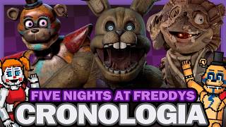 LA HISTORIA DE FIVE NIGHTS at FREDDYS  FNAF Cronología 2024 [upl. by Nosylla]