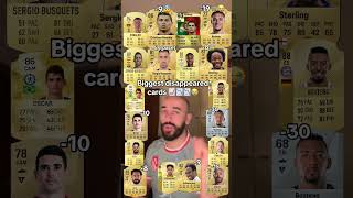 Biggest disappeared cards on eafc25 with RonaldoSterling and Busquets [upl. by Immanuel597]