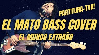 El Mato un Policia Motorizado  Bass Cover Partitura  Tab 🎁  El Mundo Extraño [upl. by Melisse]