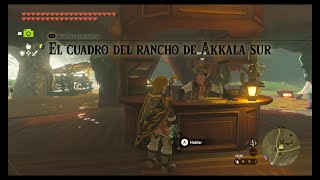 MISIONES SECUNDARIAS EL CUADRO DEL RANCHO DE AKKALA SUR  THE LEGEND OF ZELDA TEARS OF THE KINGDOM [upl. by Lindberg]