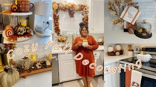 🍂NEW COZY FALL DECORATING  FALL KITCHEN DECORATING  COZY HOME DECOR  COZY FALL DECORATING IDEAS [upl. by Sheppard]