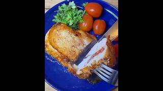 Airfryer Pepperoni amp Pesto Chicken Melt😋😋😋 asmr shorts airfryer easyrecipe chicken [upl. by Randell661]