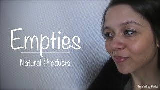 Empties Produis Sains amp Naturels [upl. by Wilkison]