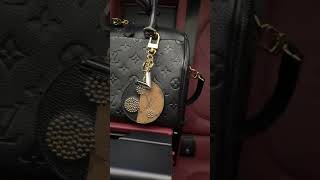 Louis Vuitton Speedy 25 Black Empreinte handbags louisvuitton bagcharms fashion [upl. by Ralli]