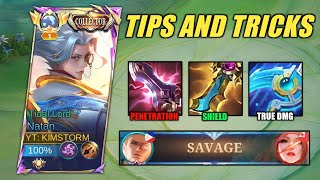 TOP GLOBAL NATAN TIPS TO GET MORE WINS Natan Best Build and Emblem🔥 [upl. by Coucher]